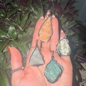 Large crystal pendants